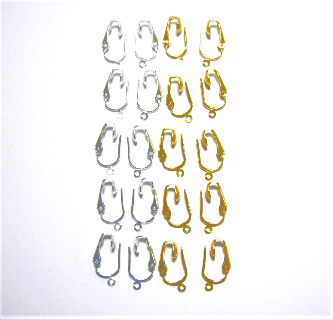 10pr Earring Converters DIY Change Pierced Earrings to Comfortable Clip Ons
