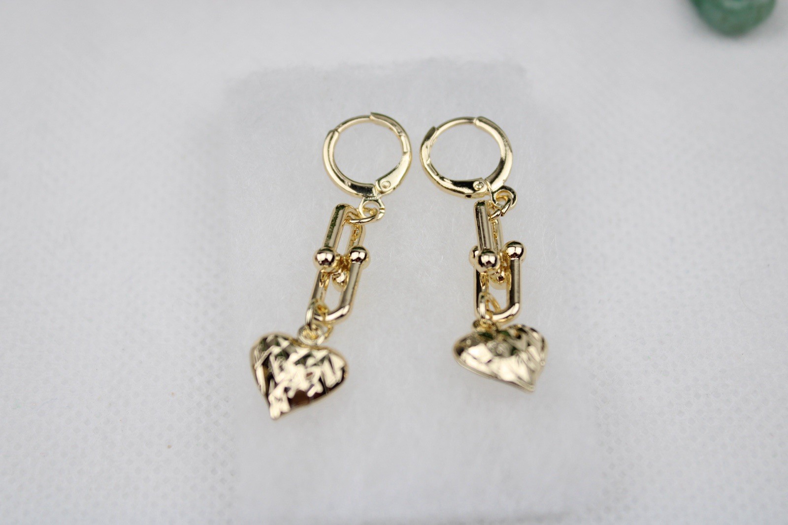 High Quality gold plated earrings/ Aretes En Oro Laminado De Buena Calidad