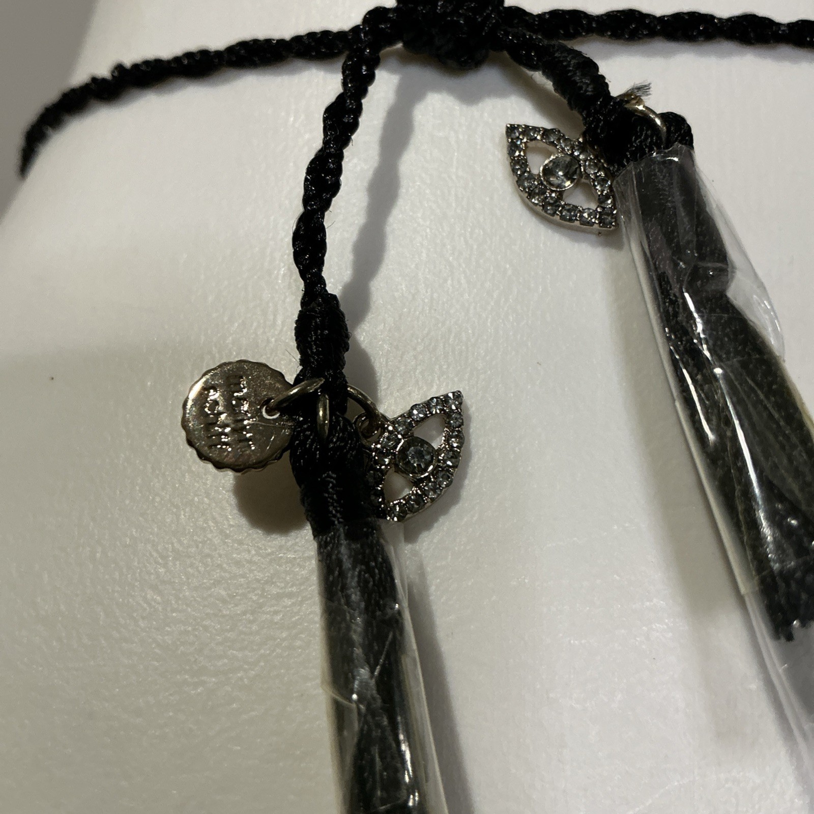 Marlyn Schiff Multi-Strand Olive Crystal Beaded Tamsa Necklace 15-36 Inches NWOT