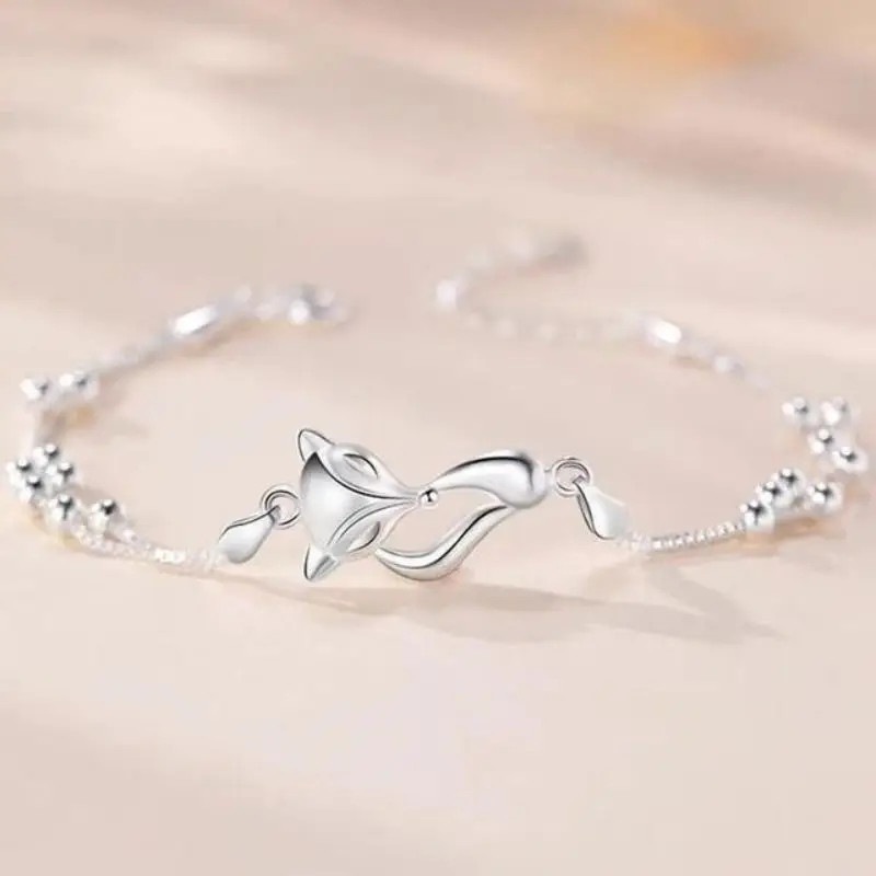 Unisex Fox Pendant Bracelet, Bracelets Jewelry Accessories for TV Series Cosplay