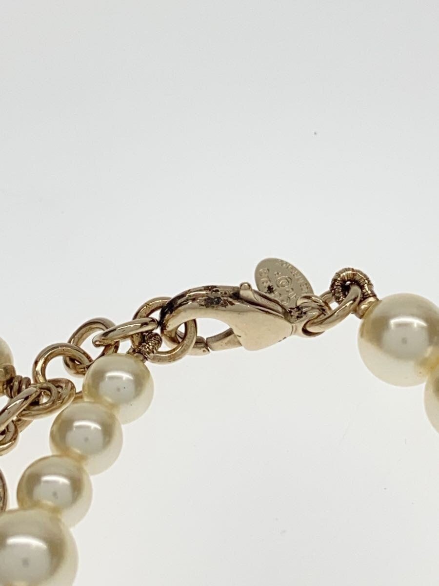Bracelet Coco Mark Rhinestone Pearl WHT Women’s Used