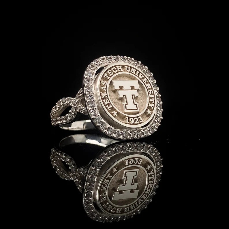 Personalized Texas University Ring For Girls Texas Class Ring High School Ring