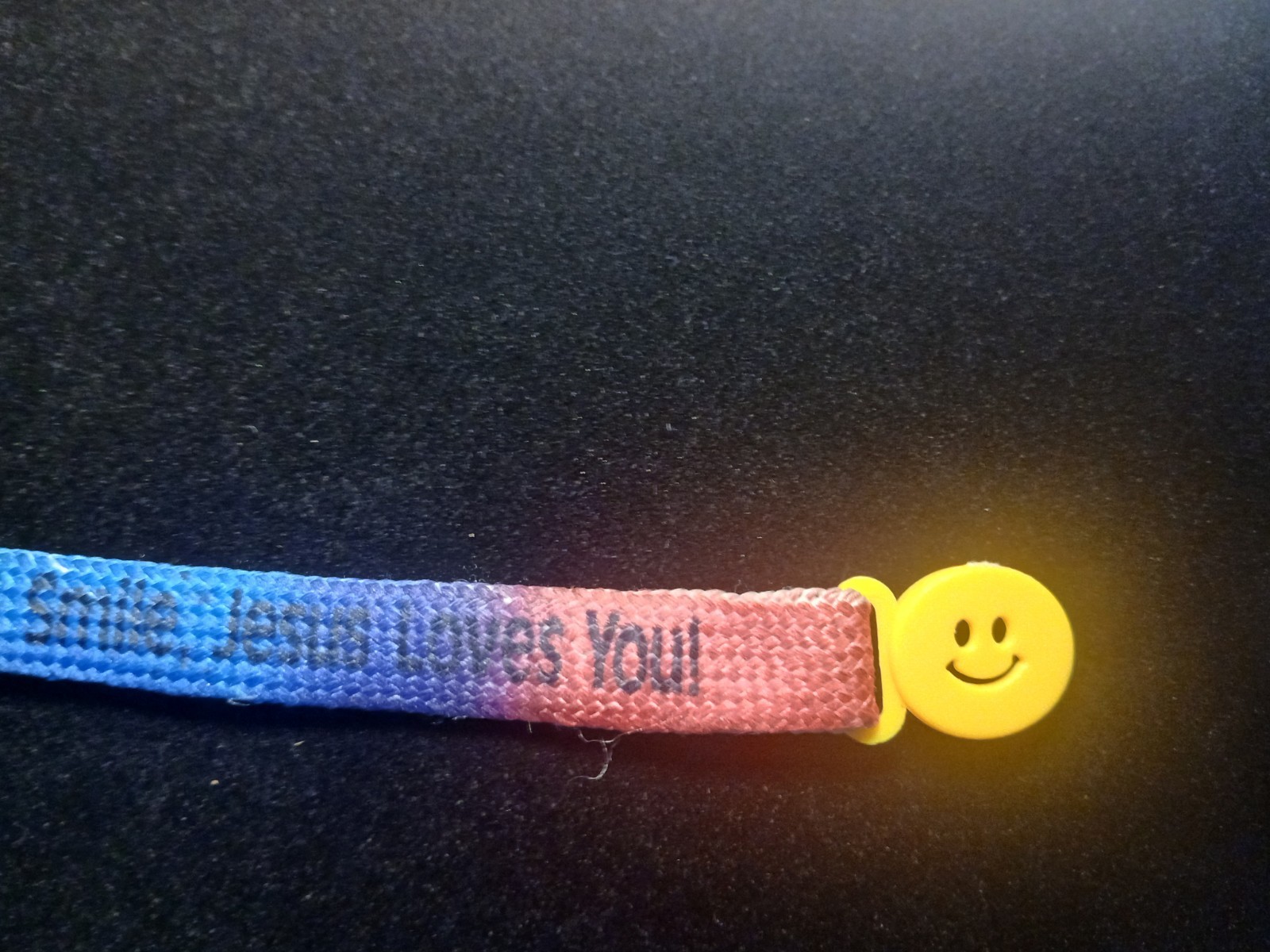 1992 Jesus loves me nylon bracelet