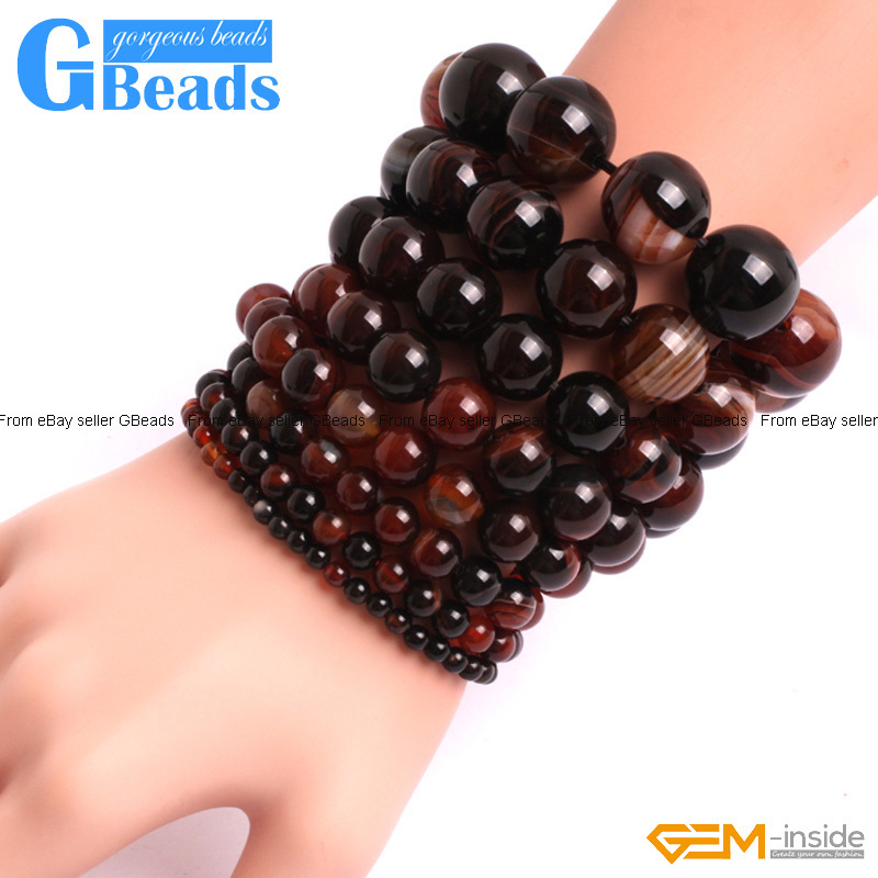 Stretch Bracelet For Women Handmade Dream Lace Agate Beaded Energy Healing 7″