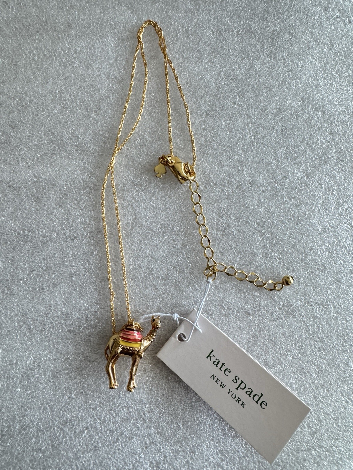 Kate Spade Spice Things Up Camel Pendant Necklace. New! $78 CUTE 🥰