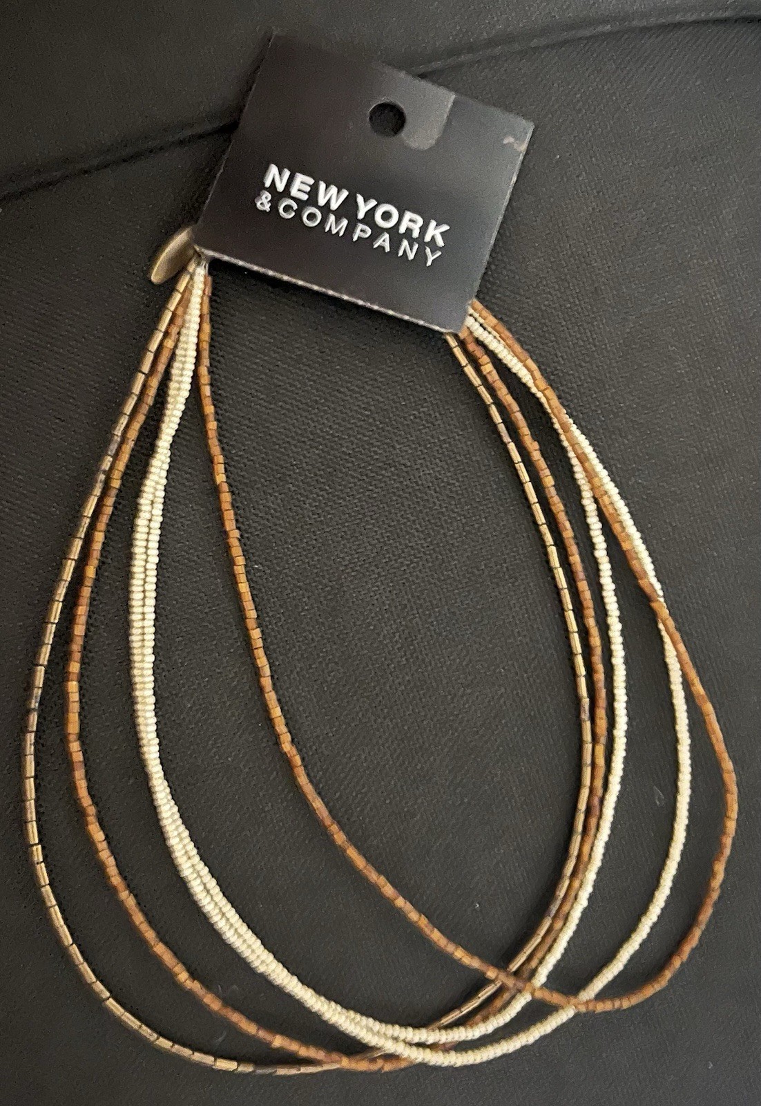 NWT Vintage Beaded Multi Strand Necklace, New York & Company
