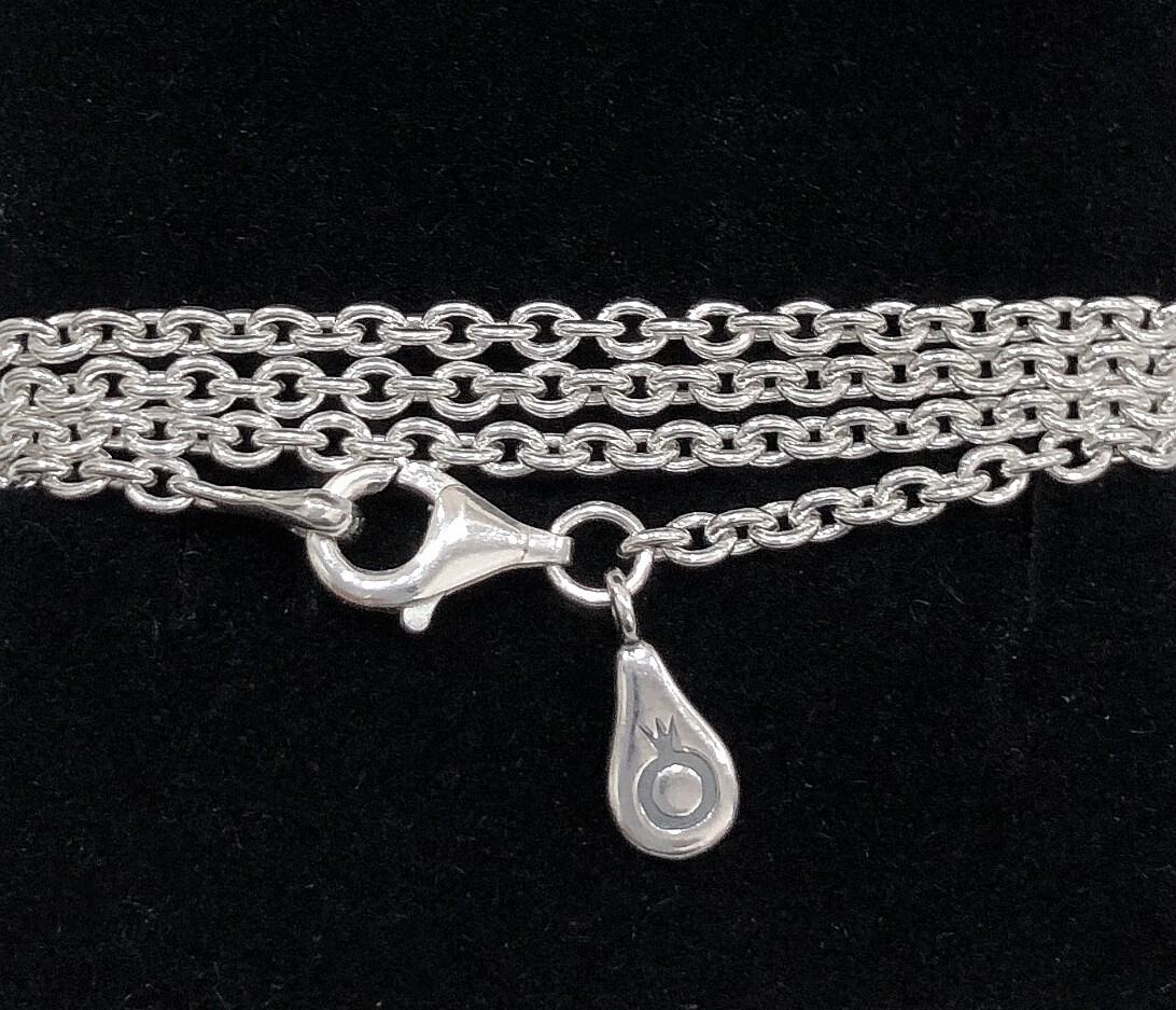 NEW 100% Authentic PANDORA 925 Silver Logo Cable Chain Necklace 590200