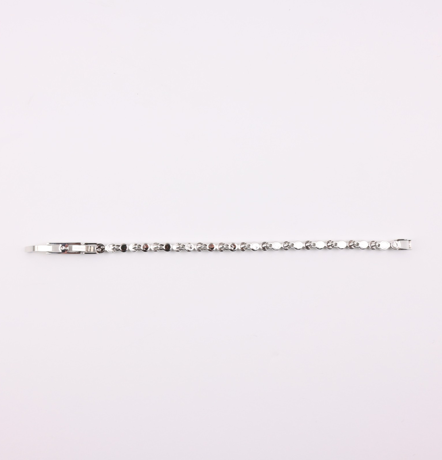 Swarovski Imber Emily Tennis Bracelet Silver Clear Crystal Rhodium Plated 18.5cm