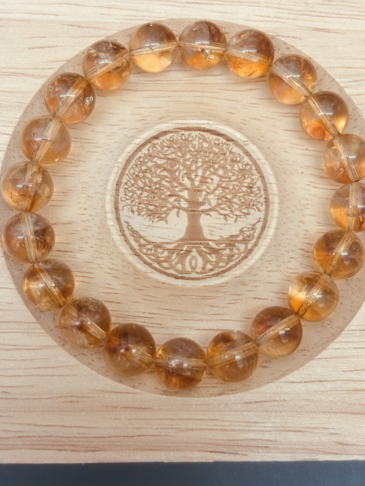 Good Quality Golden Healer Round Bead Bracelet 9.5MM
