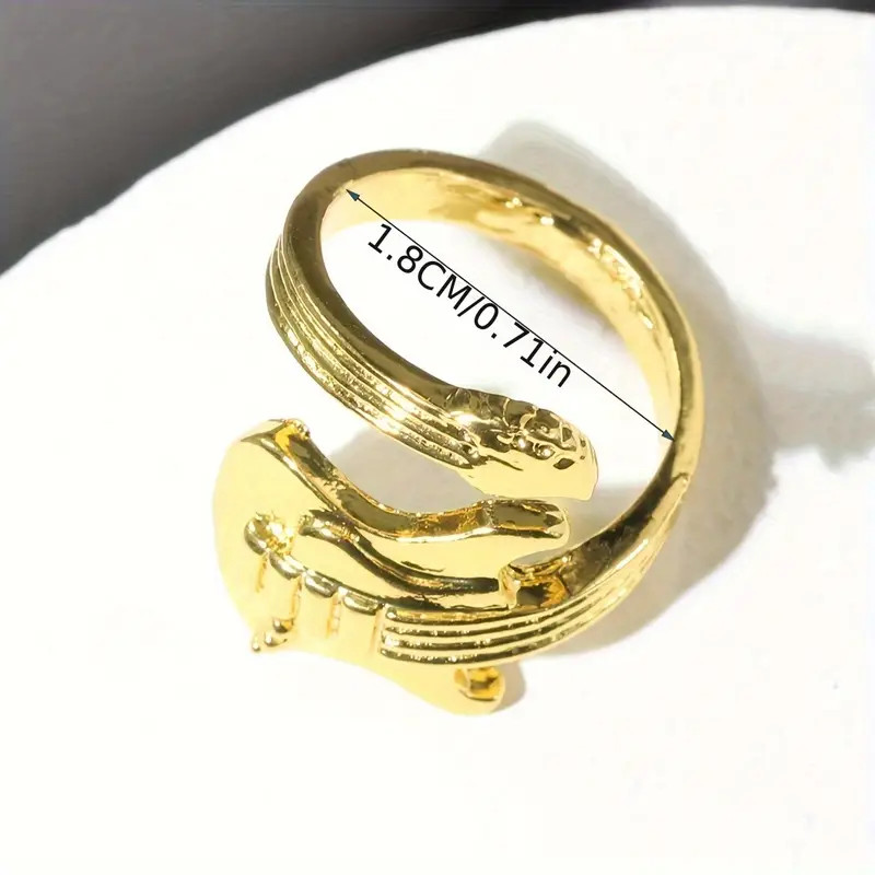 Guitar Open Ring Adjustable Resizable Music Instrument Jewelry