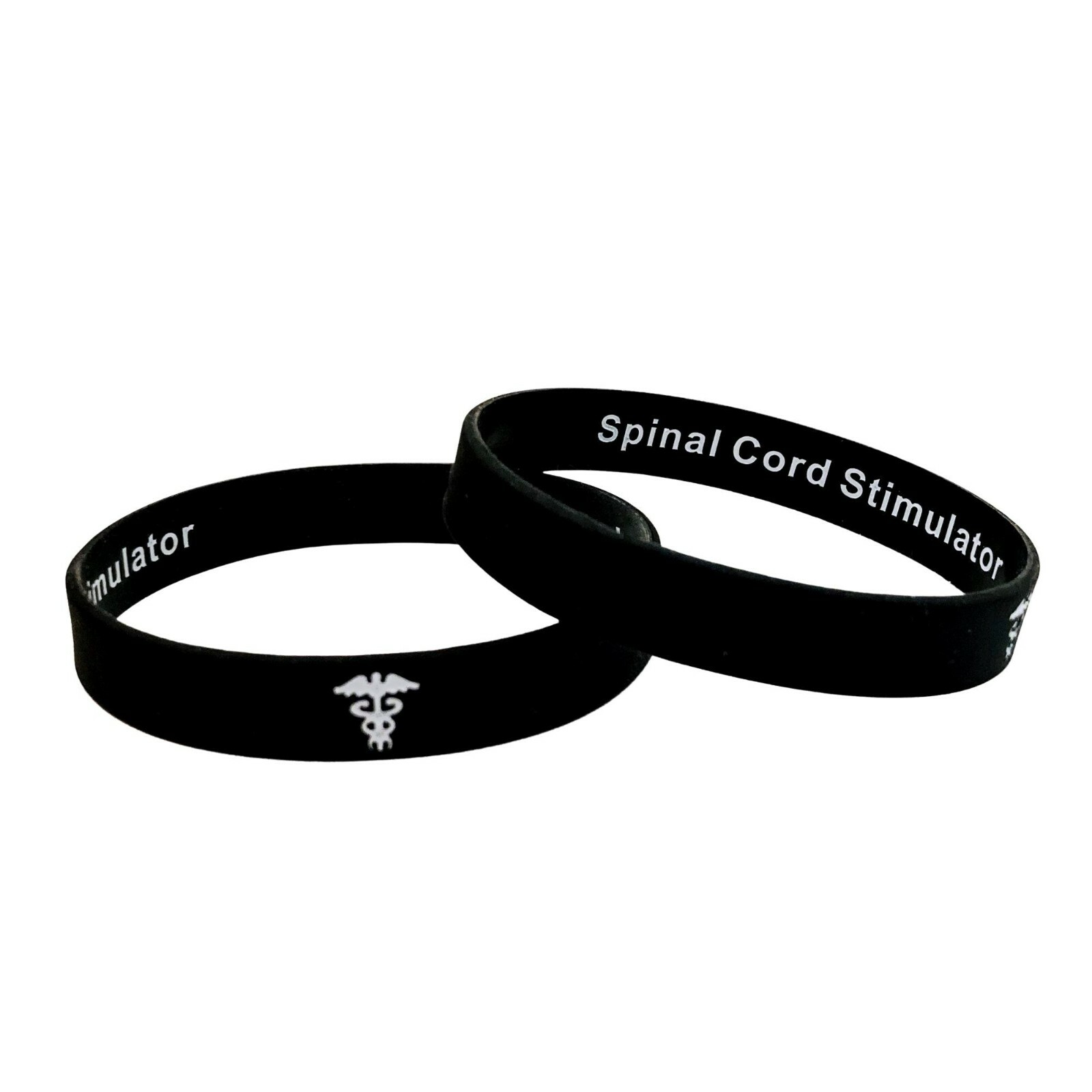 Spinal Cord Stimulator Hidden Medical Alert Wristband Anticoagulant ID Silicone