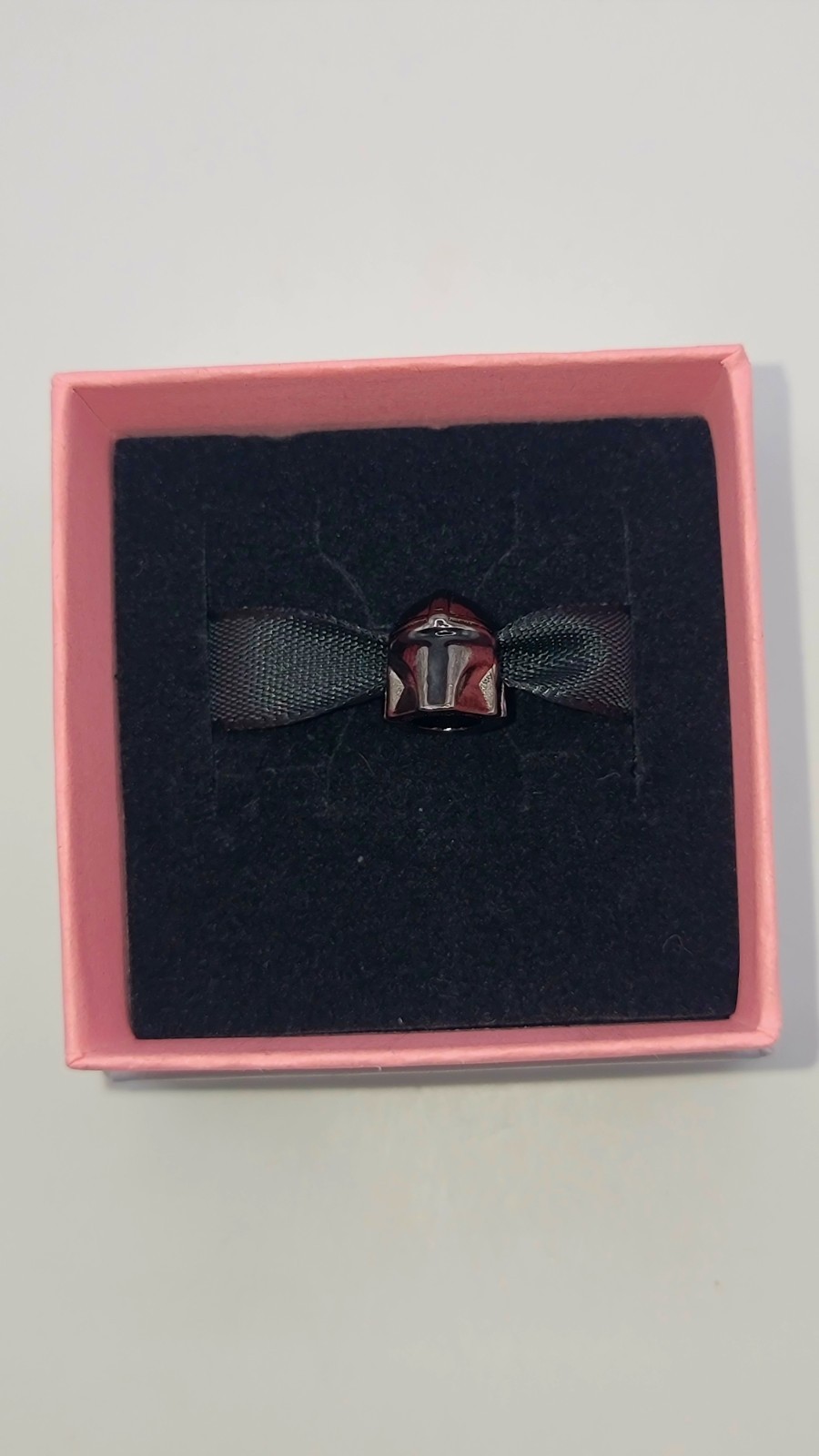 Pandora 925 Disney Star Wars Mandalorian Helmet Charm w/ Box B96