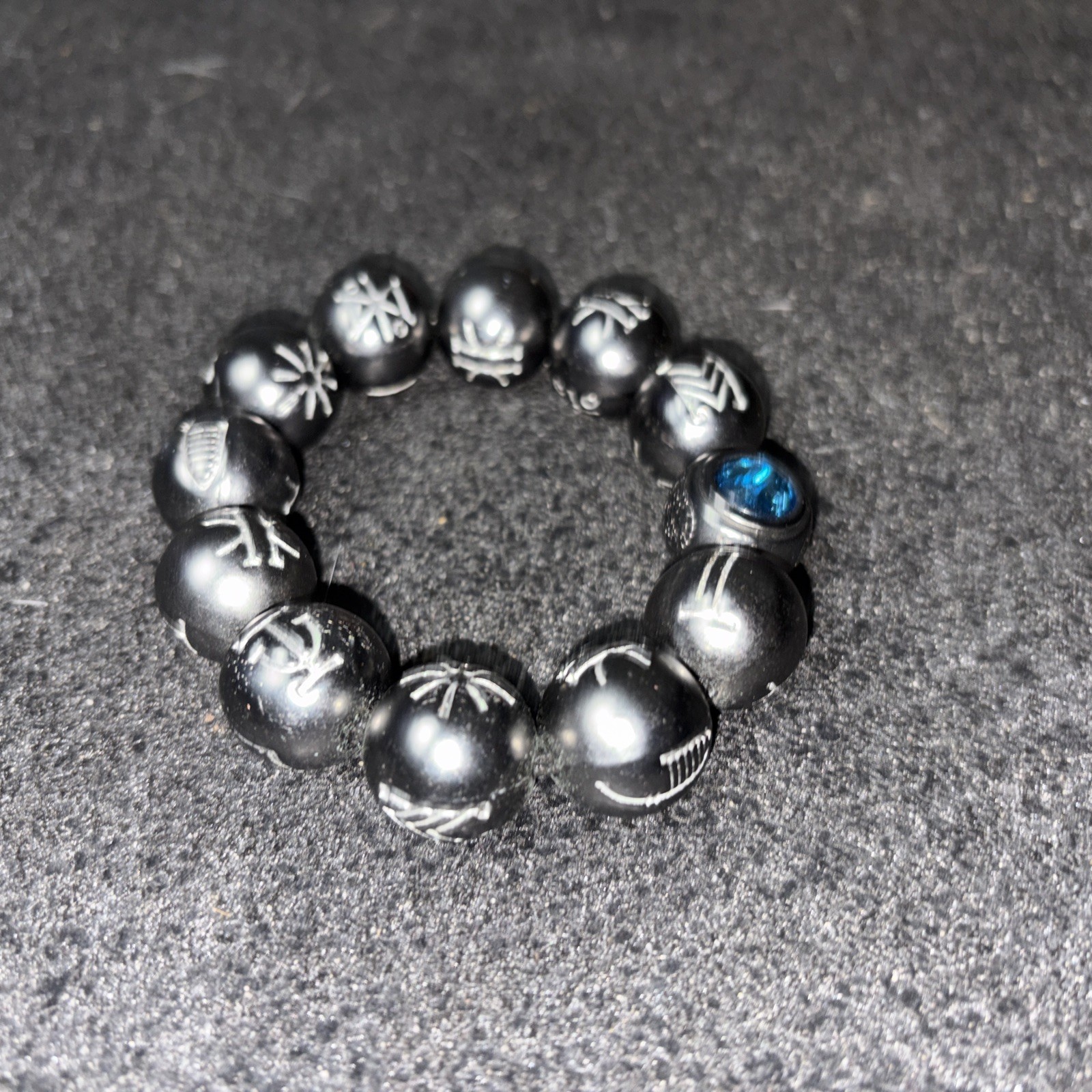 Marvel BLACK PANTHER LEGACY Kimoyo Bead Bracelet 6 to 7 inch x 18mm. OF