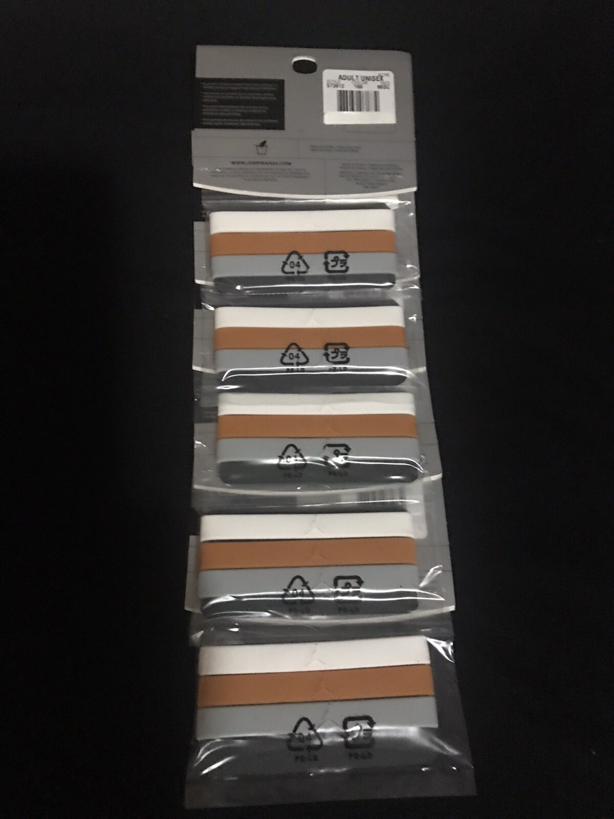 JORDAN WRIST ID BANDS BANDEAUX JUMPMAN BALLER sillicone White Orange Grey
