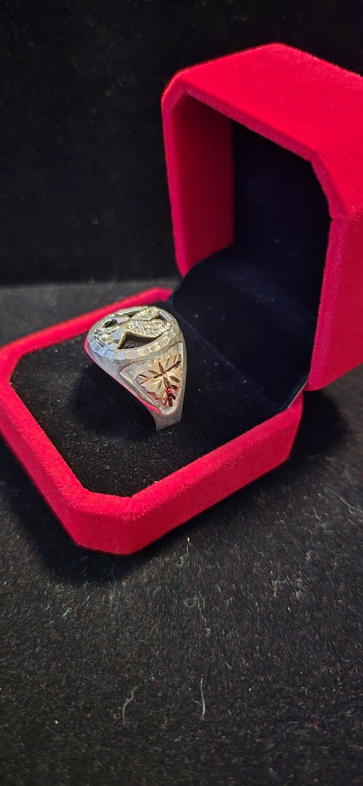 Blackhills Gold Co. Eagle 925 & 10k Gold Inlays With Black Onyx
