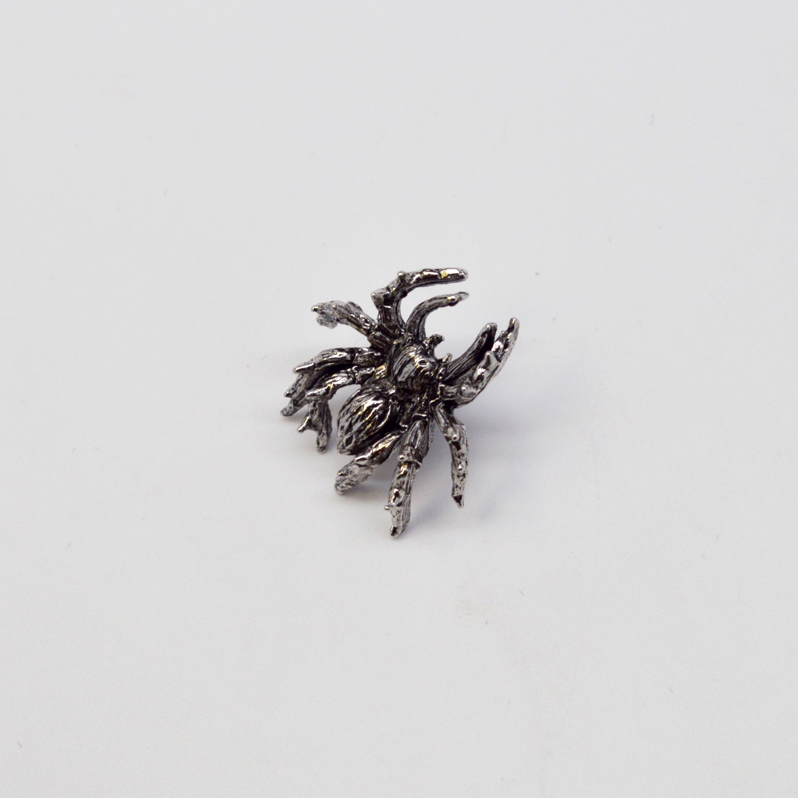 Gothic Spider Silver Pewter Tie Tack or Jacket/Hat Pin PIN-14