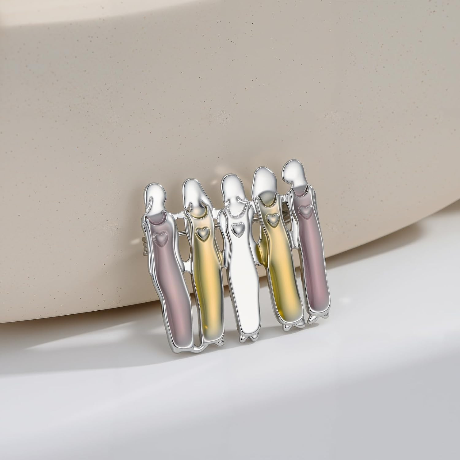2/3/4/5/6 Sisters Brooch Pins, Jewelry for Sister, Best Friends Brooches