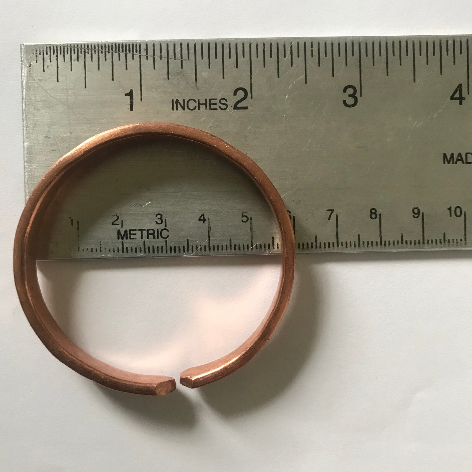 Copper Bracelet Wrist Genuine Pure Solid ship from USA to USA Unisex fits all