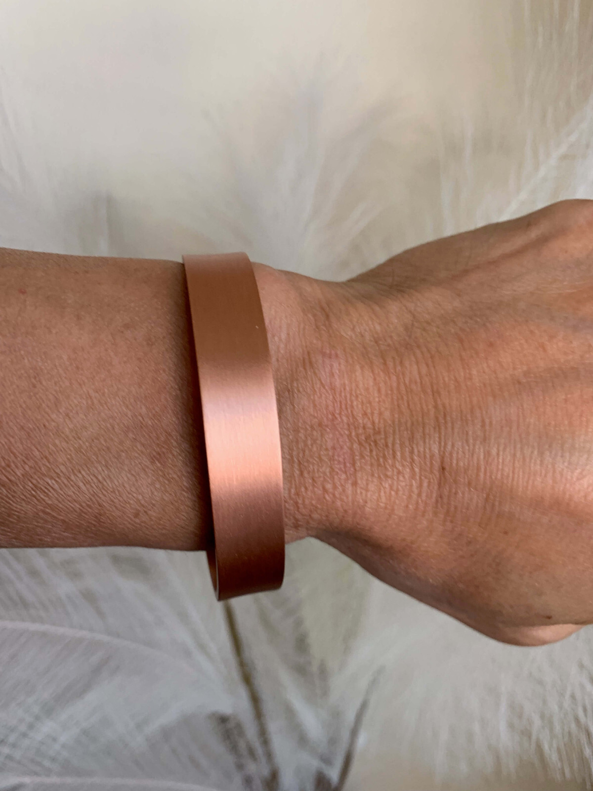 Elegant Wide Copper Magnetic Bracelet Bangle 8 magnets Renew Balance Energy RX