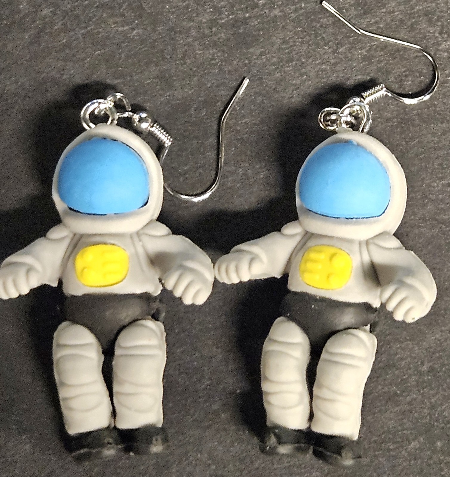ASTRONAUT 🚀👩‍🚀🚀 EARRINGS SPACE NASA CELESTIAL BODY MOON PLANETS✋️MADE👩‍🚀🌎