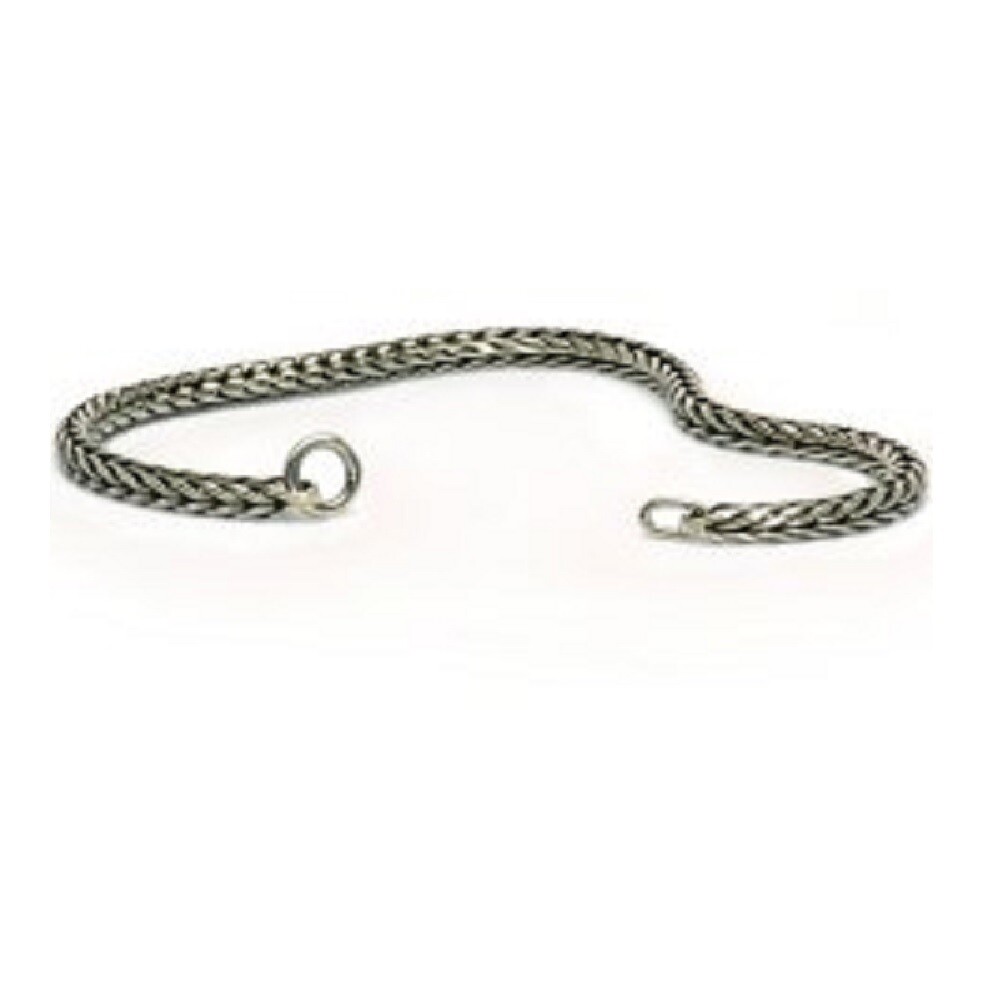 Trollbeads Original Foxtail 15220 Bracelet Silver 7.9 (6.9 actual) inch *0