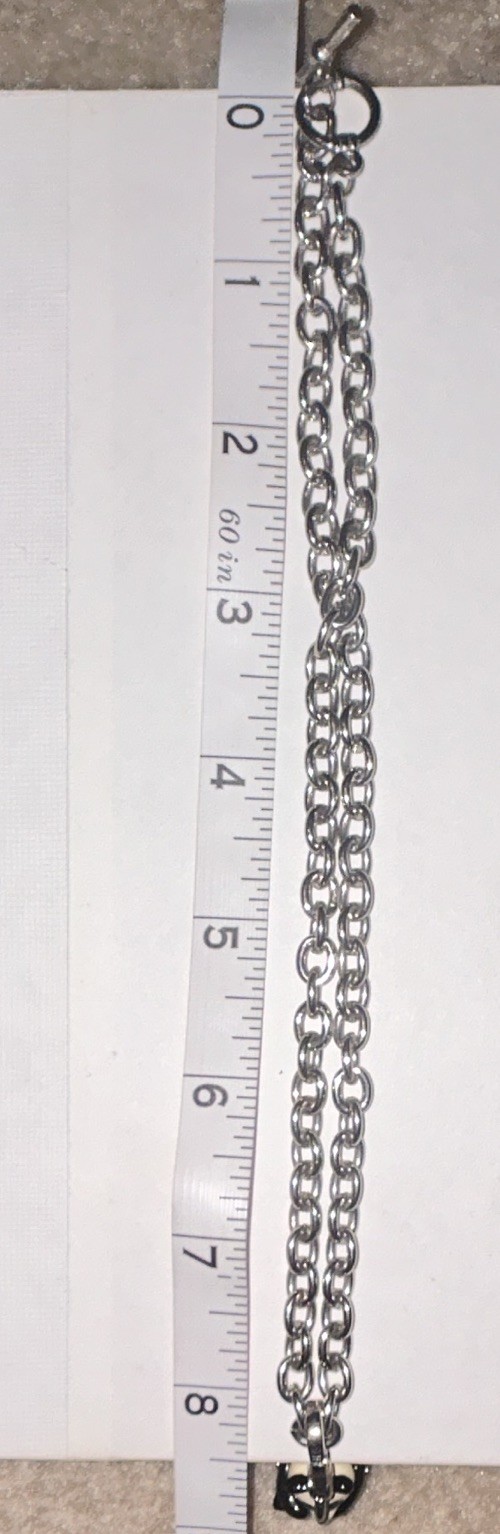 Juicy Couture Signed Panda Charm Pendant and 17in Necklace Chain