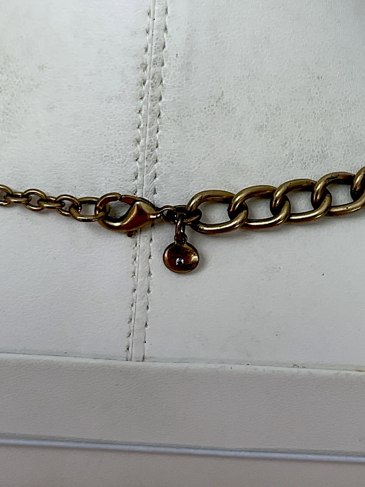 J CREW necklace with green stones_16 in Total length