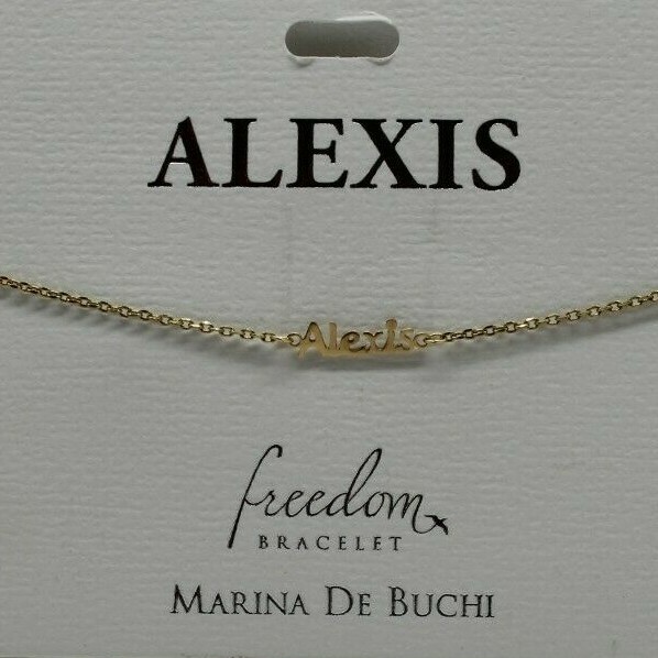 Freedom Bracelet by Marina De Buchi Gold Color Choose from ALEXIS ALYSSA or ERIN
