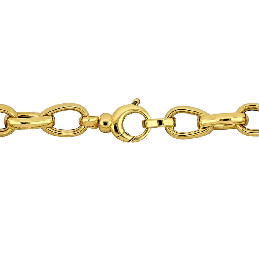 Amour 6.8mm Pear-Shaped Link Bracelet in 14K Yellow Gold – 7.5 in