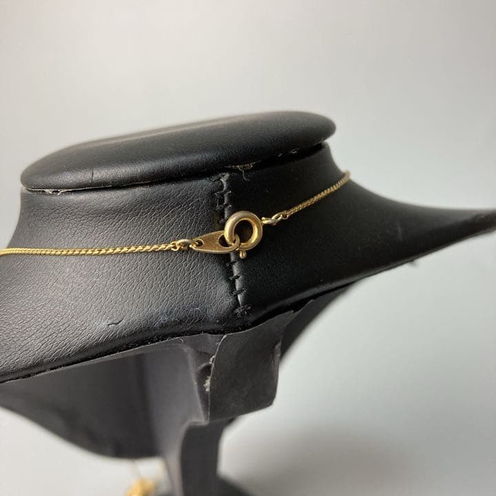 Christian Dior Logo Necklace Vintage 19.7in Chain, Gold-tone