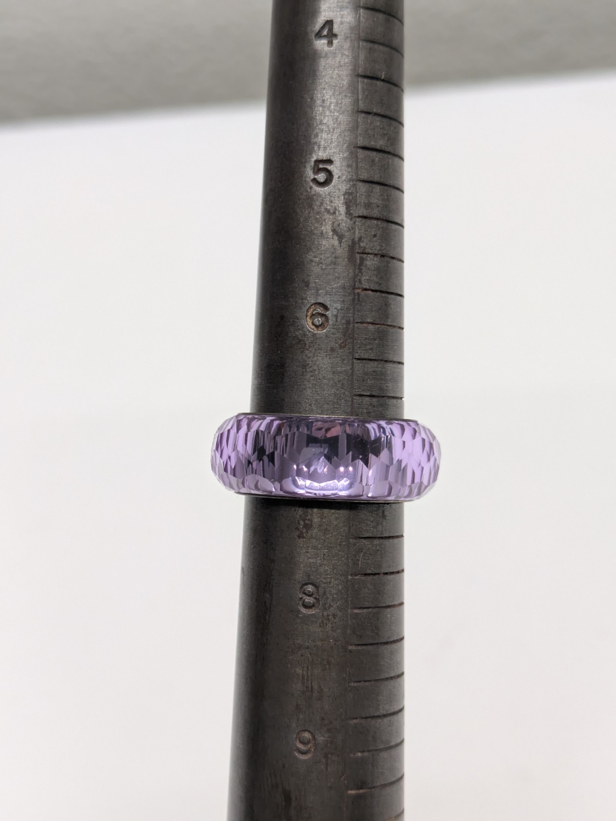 Beautiful Swarovski Nirvana Purple Ring! Size In Pictures! 💍
