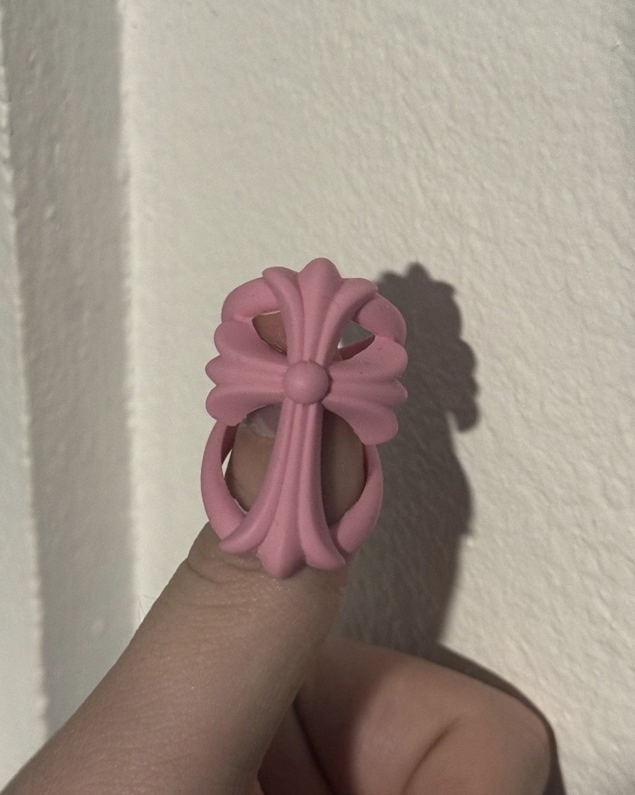 Chrome Hearts 20th Anniversary Silicone Infinity Ring Pink Japan Exclusive