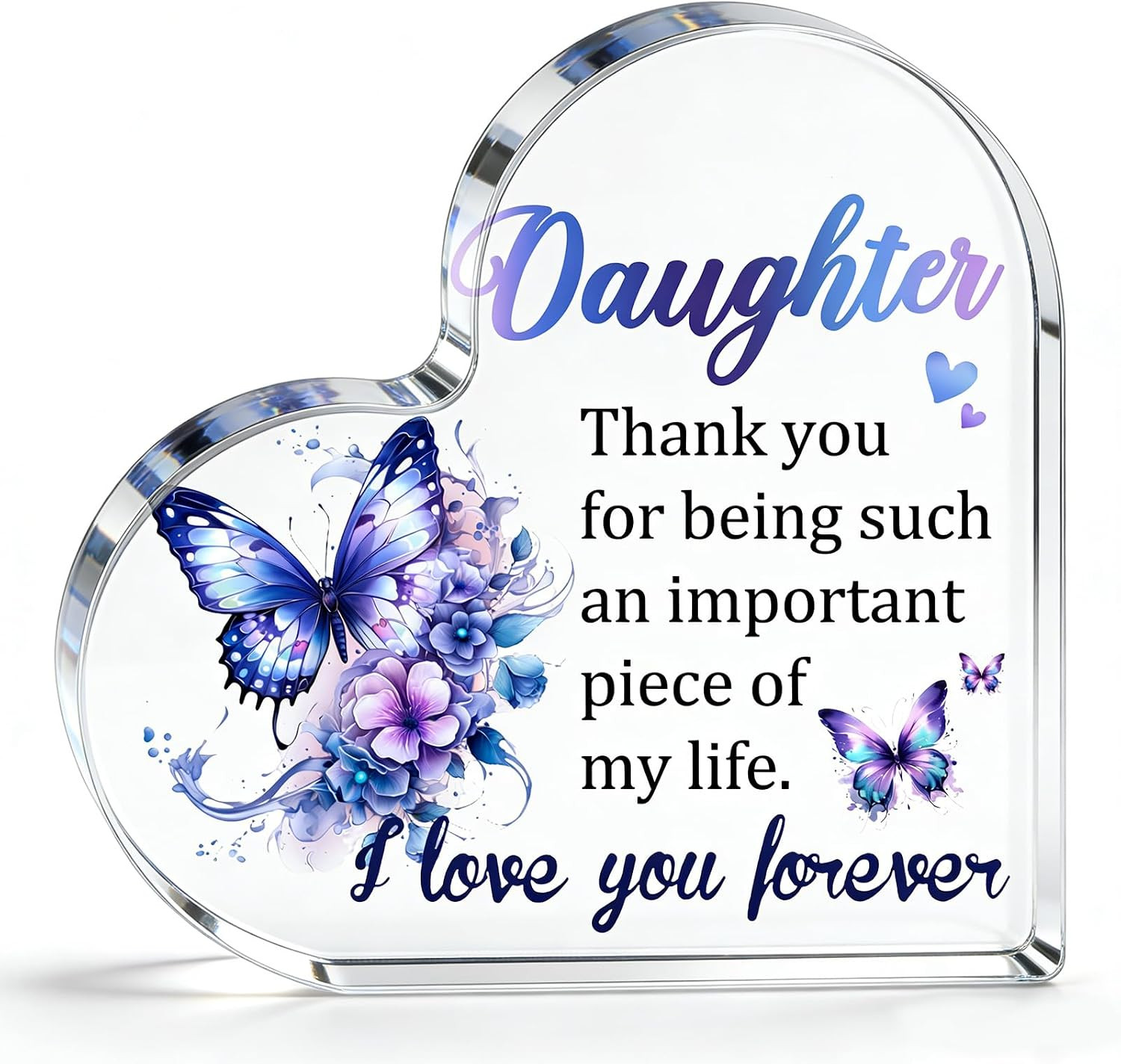 Daughter Gifts from Mom Birthday Gift for Daughter Adult from Mom Dad Unique Chr