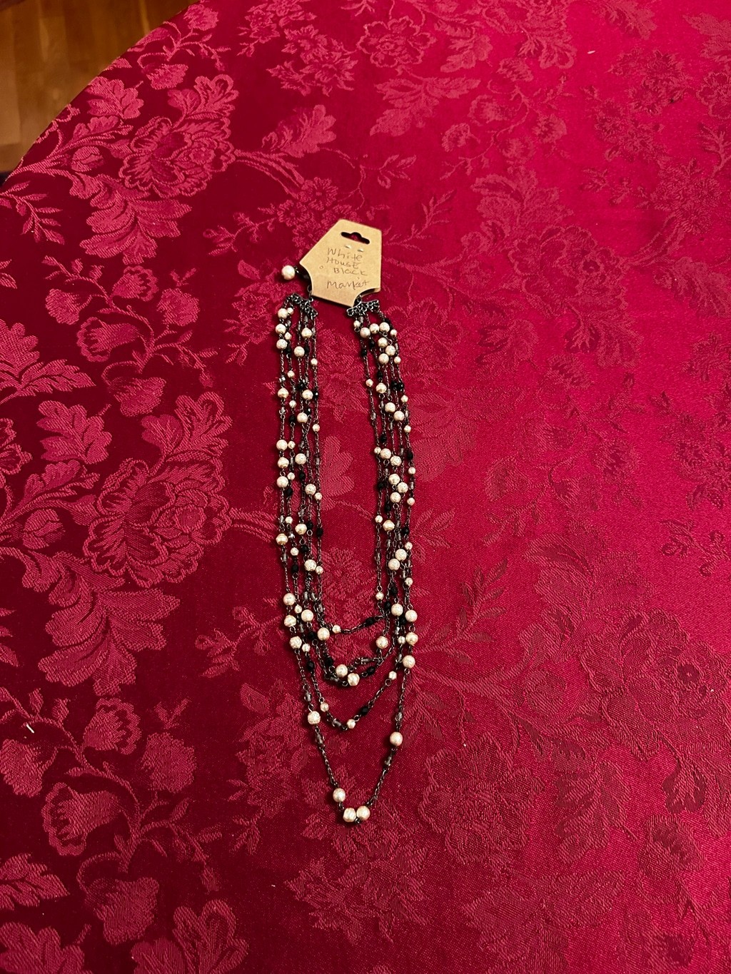 White House Black Market Multi-Strand Pearl Necklace