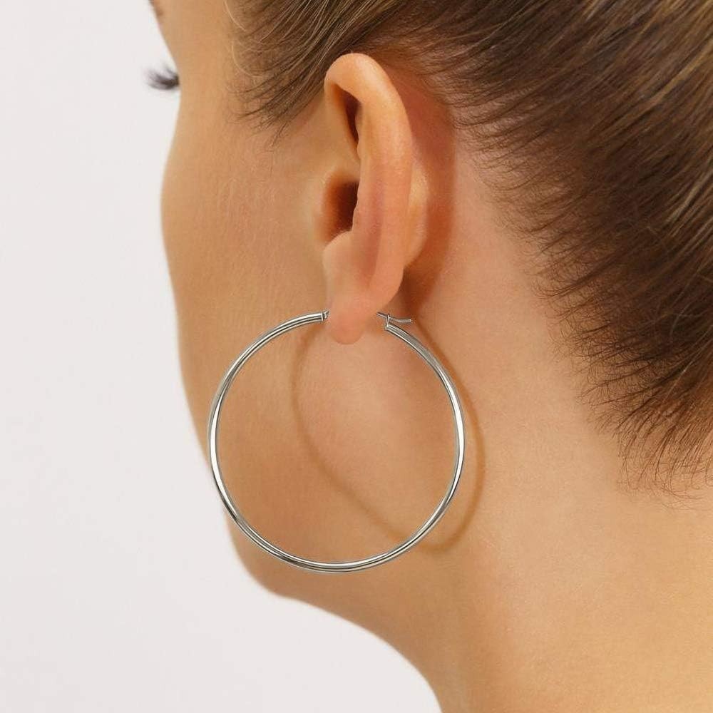 Lightweight Hypoallergenic Gold Plated Hoops – Perfect Gift Earrings for Women