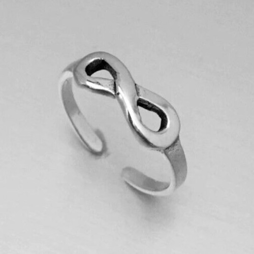 Adjustable Solid Metal Infinity Toe Ring CHRISTMAS GIFT 4 WOMEN’S