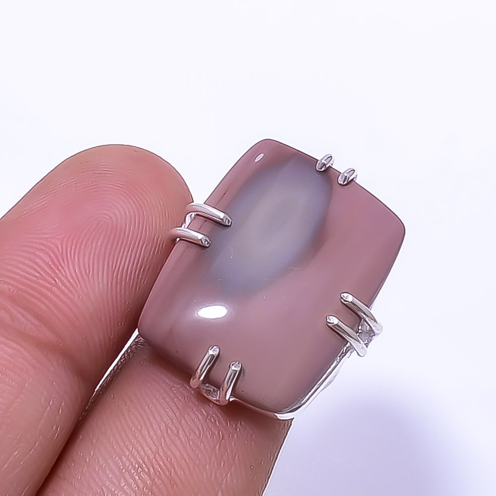Natural Royal Imperial Jasper 925 Sterling Silver Ring s.6.5 R68, Christmas Gift