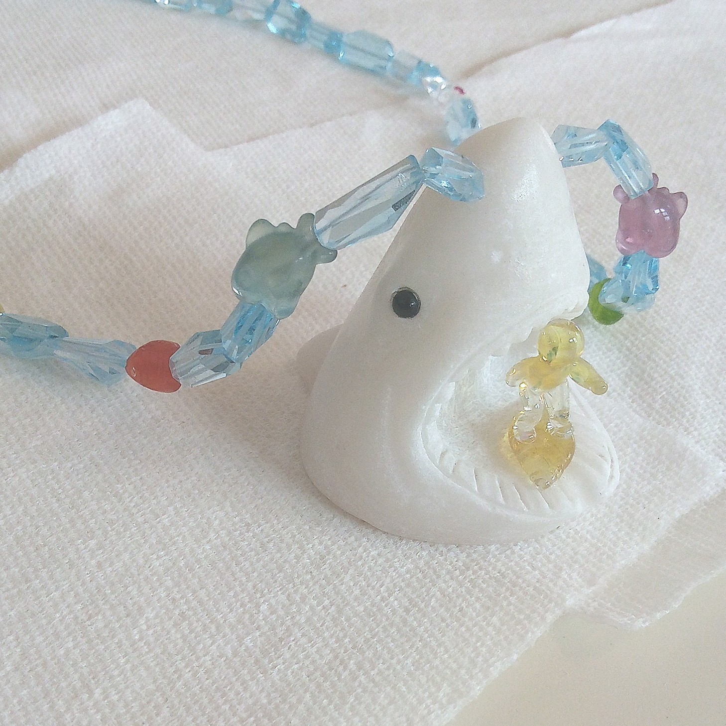Shark Week Surfer Gemstone Necklace Jewelery Rolex