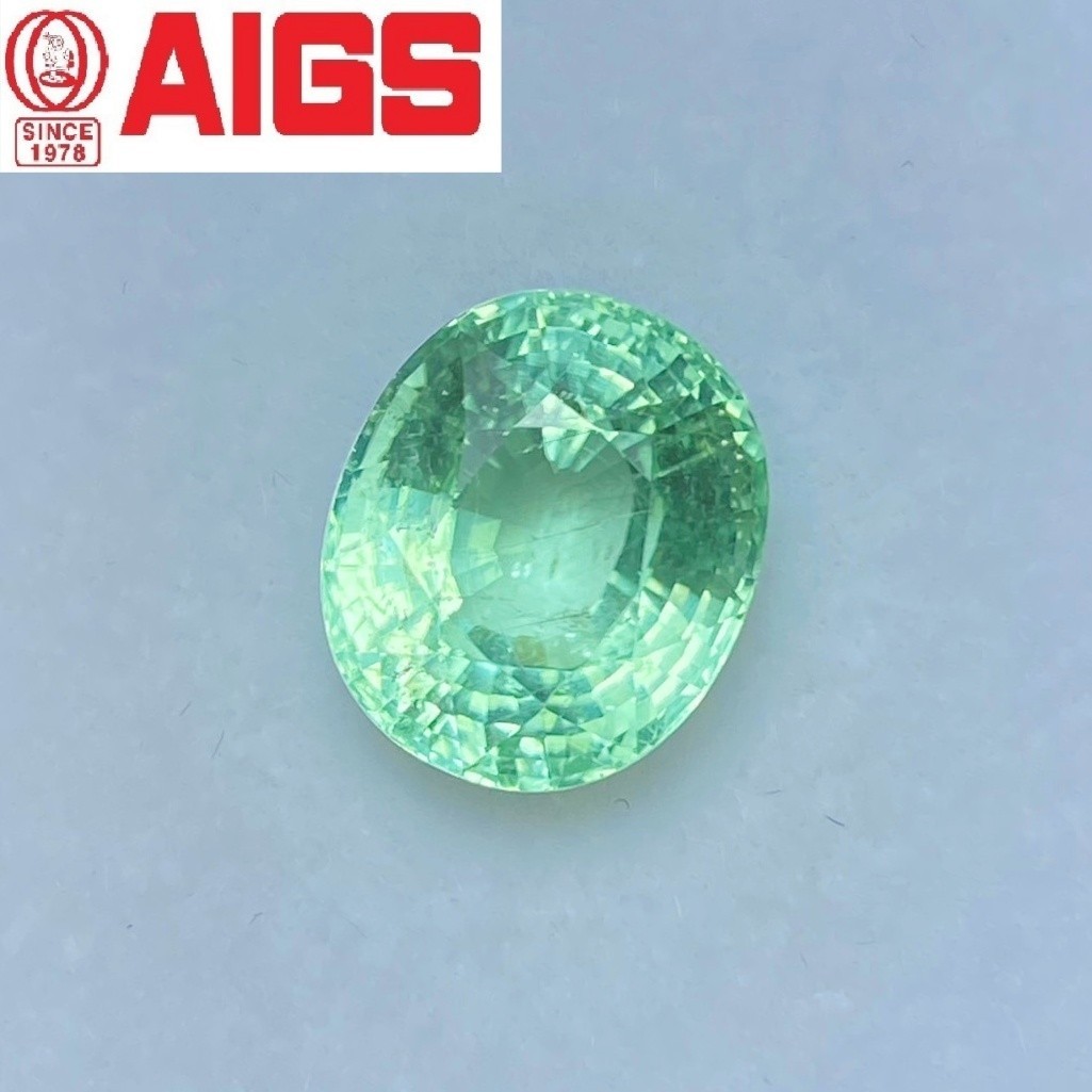 [jerseychou]Natural Paraiba Tourmaline 7.22ct , AIGS