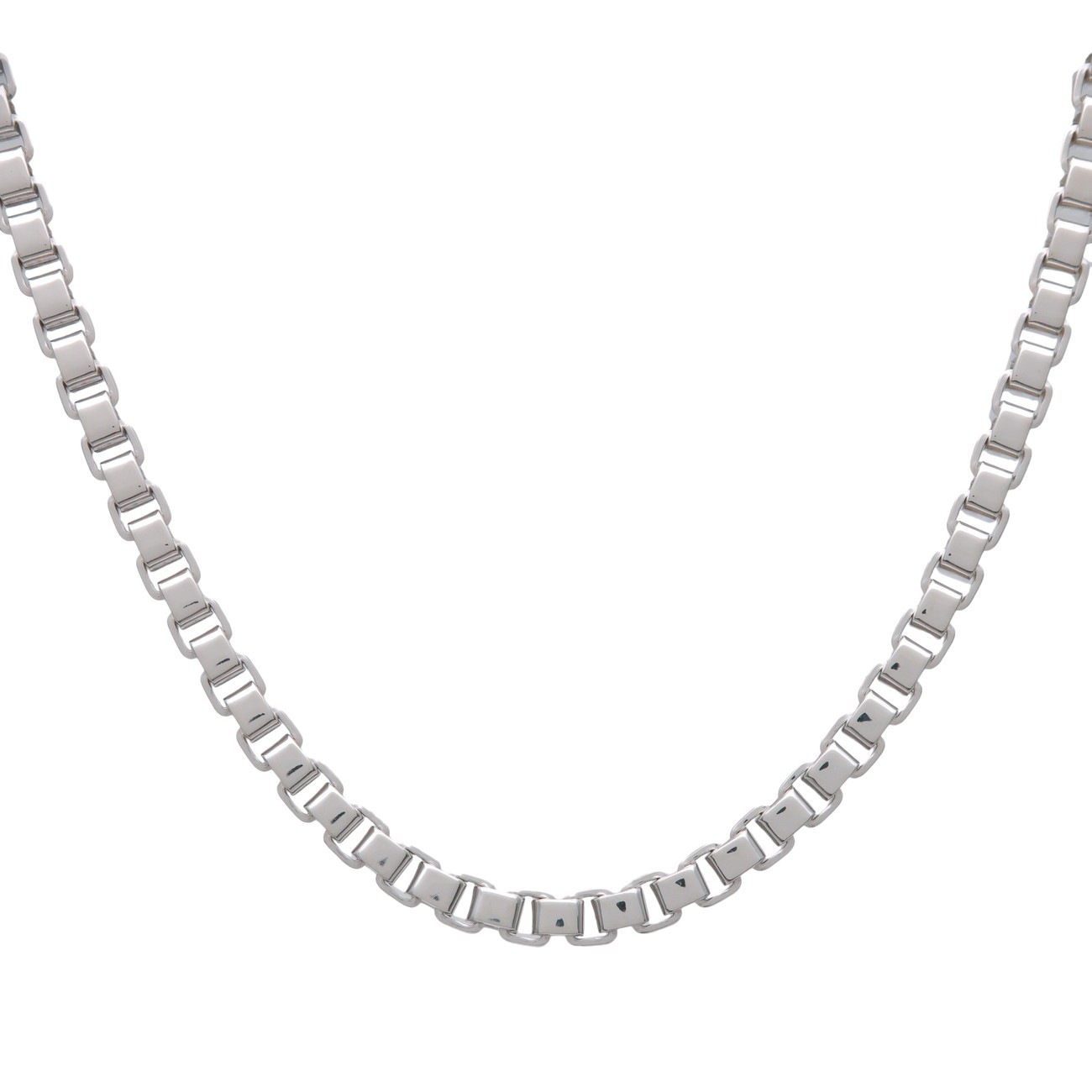 Tiffany & Co Venetian Link Necklace SV925 Silver Authentic Used F/S