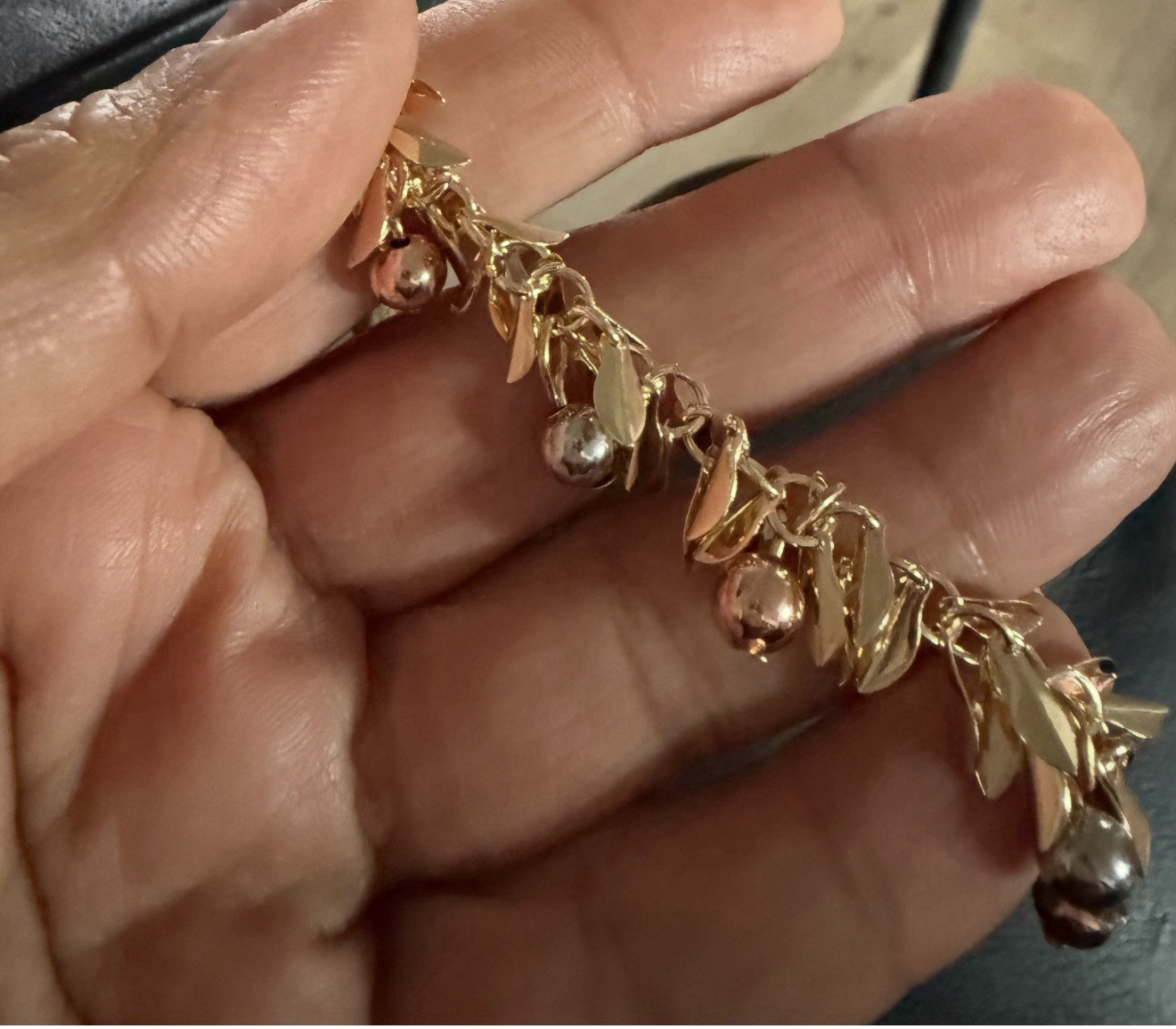 None tarnish none fadeCharm Dangle Adjustable Cable Chain Anklet Lobster Closure
