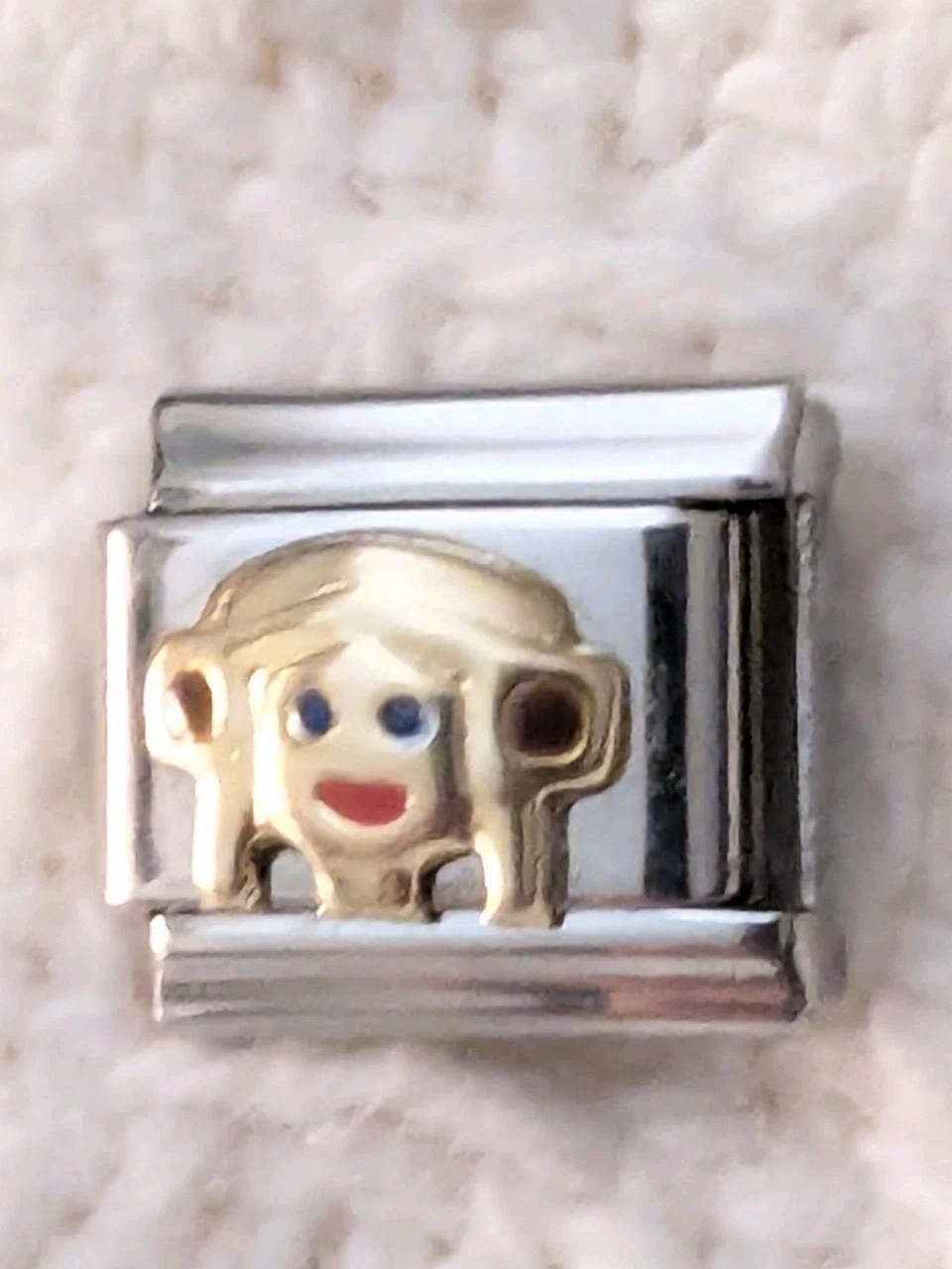 Authentic UD Unodomani Daughter Girl Italian Charm 9mm Link A167