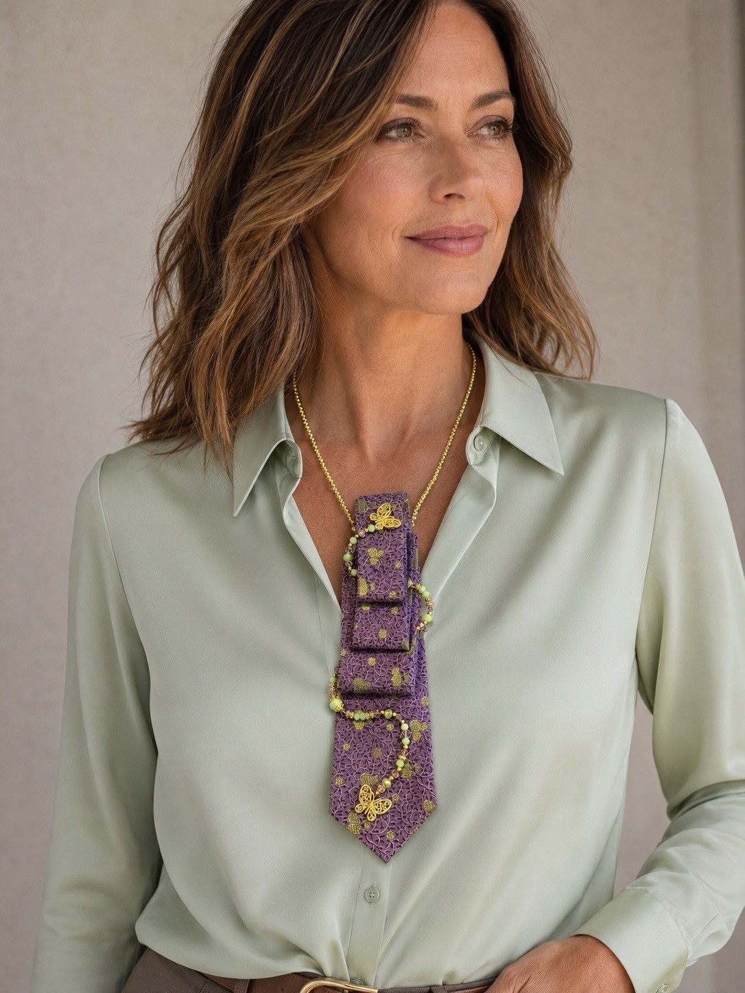 Butterfly Tie Necklace