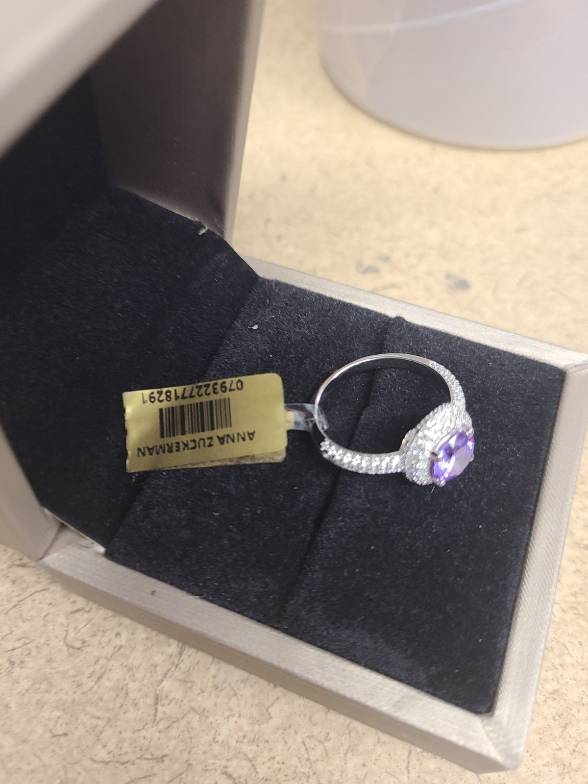 Anna Zuckerman Purple Reign Ring Size 7