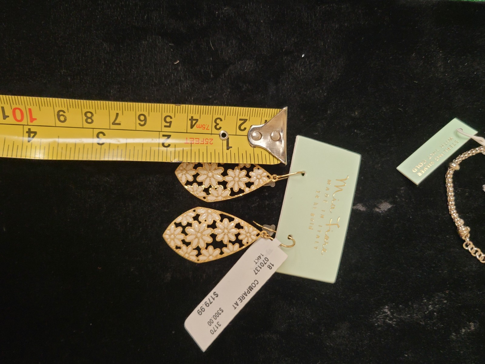 Mia Fiore made in Italy 14kt Earrings and Bracelet Lot- NWT (BFEB-06-103)