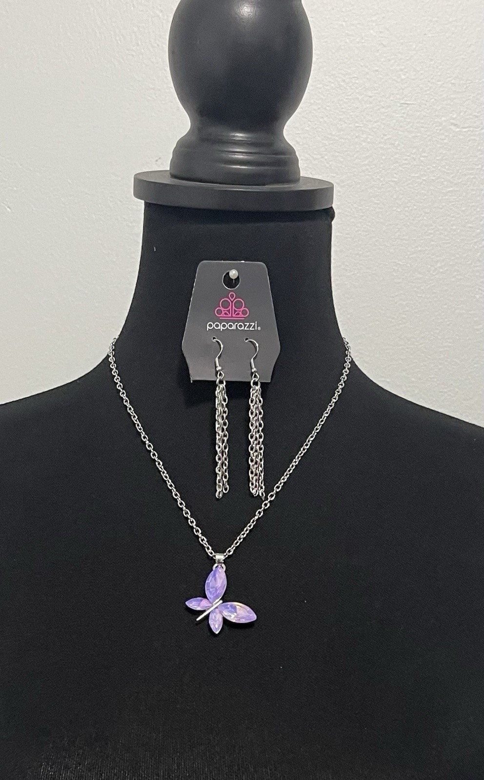 Paparazzi Aerial Aria- Purple Necklace