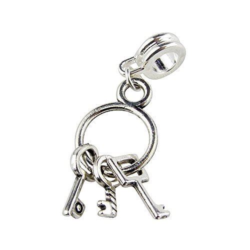 Universal Keys on Key Ring Charm