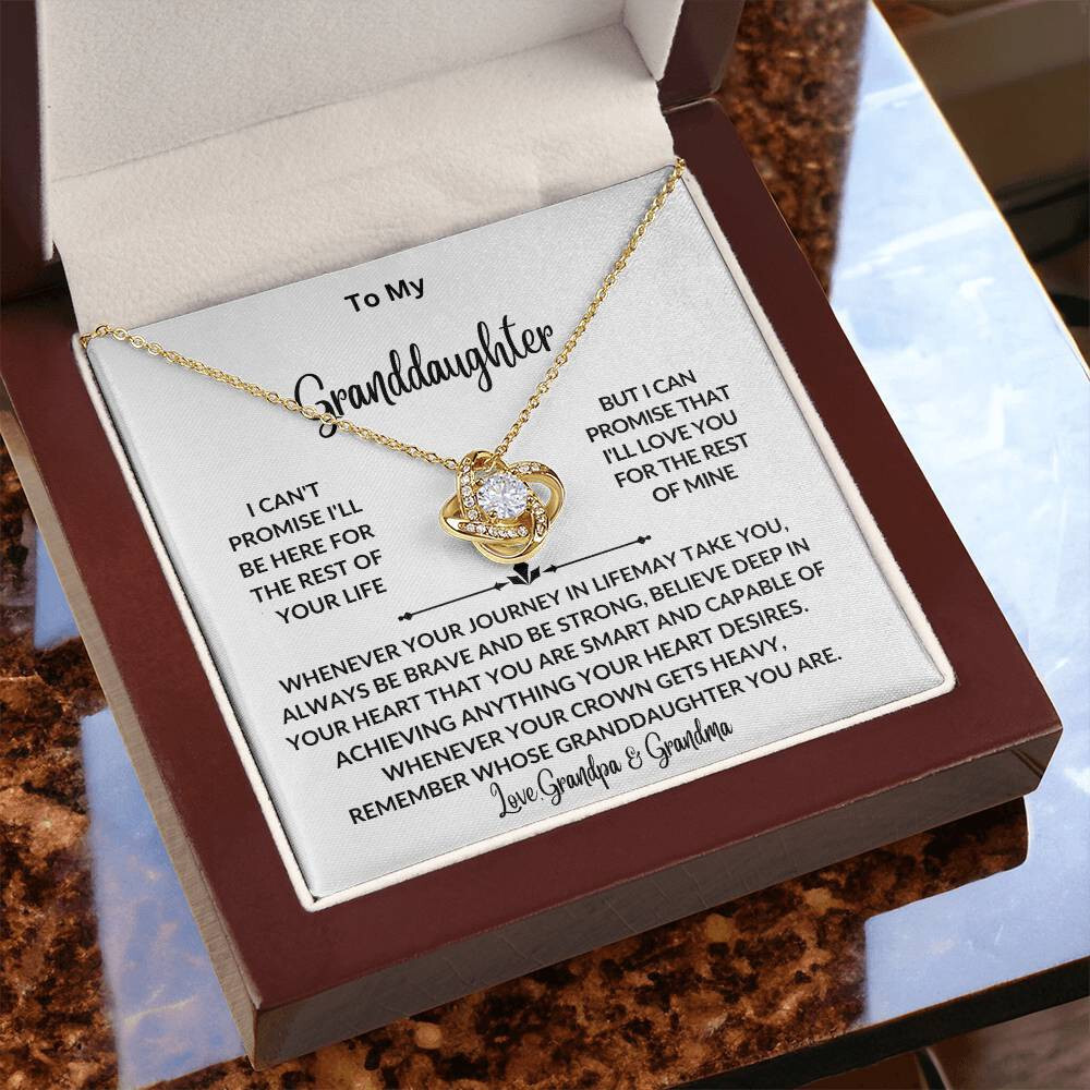 Granddaughter’s Sentimental Necklace Gift for graduation, birthday, wedding