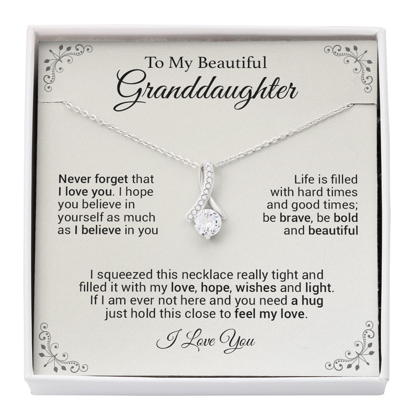 To My Granddaughter, Gift For Granddaughter, Granddaughter Gift from Grandma