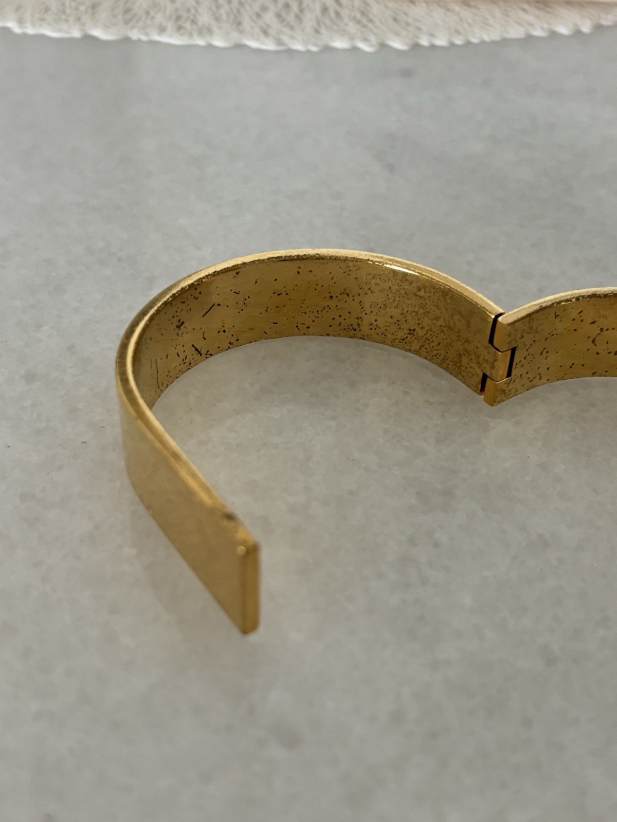 Celine Gold-Tone Bracelet Size S, Made in Italy 100% Authentic